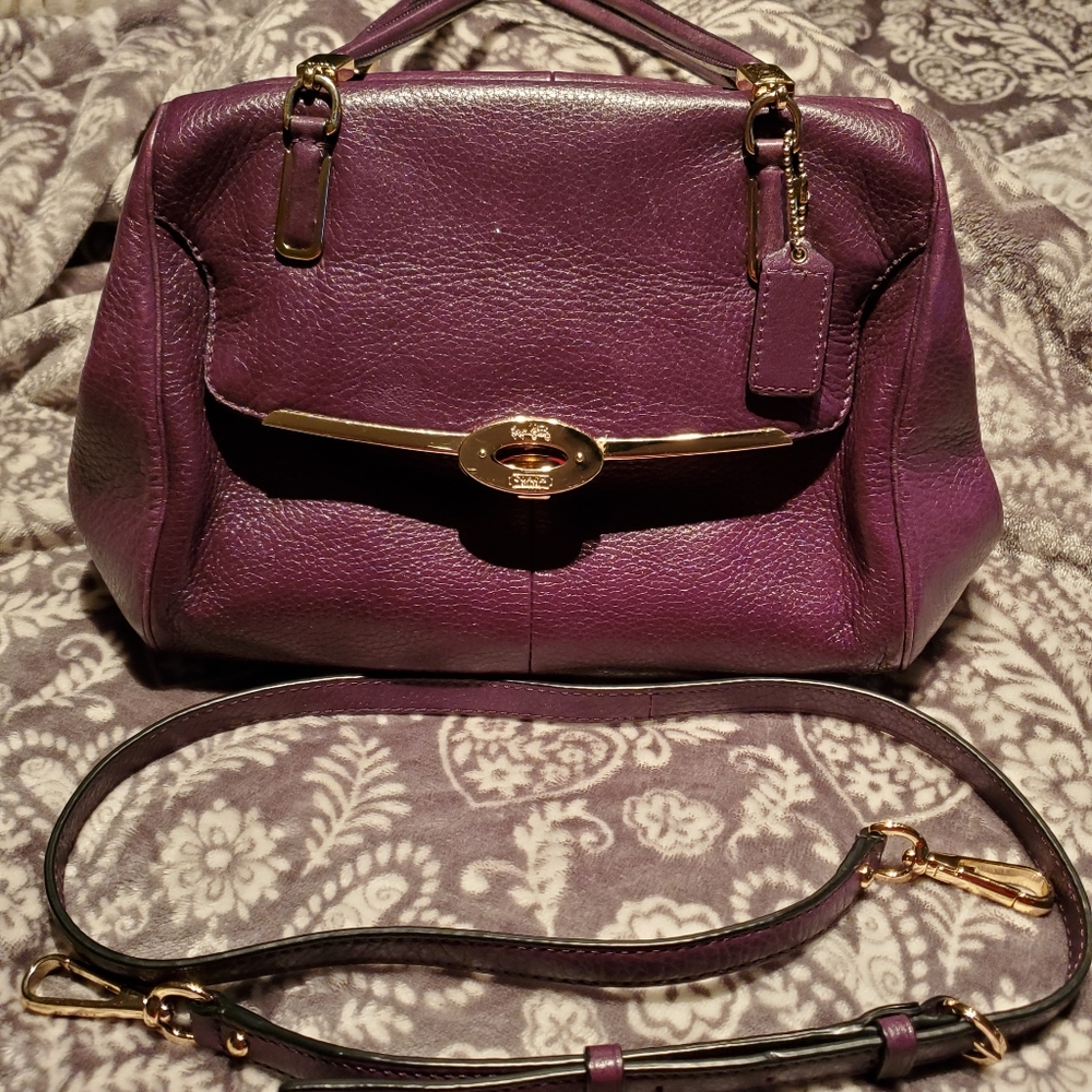 Coach leather purse